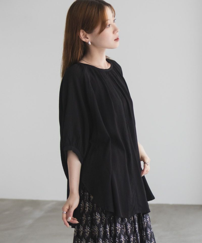 Howdy Marie  インドファブリック ハシゴレースドルマンプルオーバー レディース商品画像-8