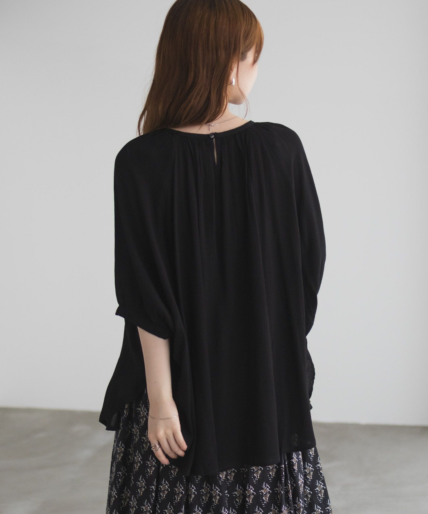 Howdy Marie  インドファブリック ハシゴレースドルマンプルオーバー レディース商品画像-9