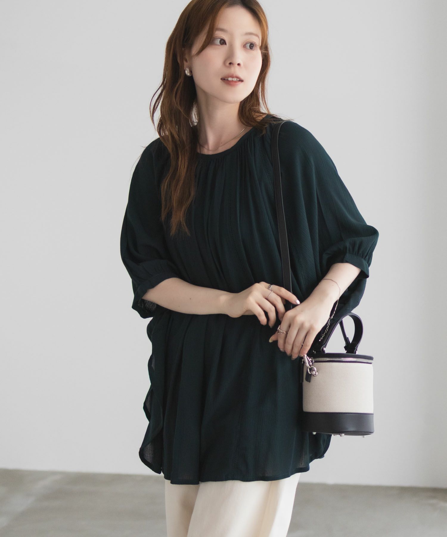 Howdy Marie  インドファブリック ハシゴレースドルマンプルオーバー レディース商品画像-13