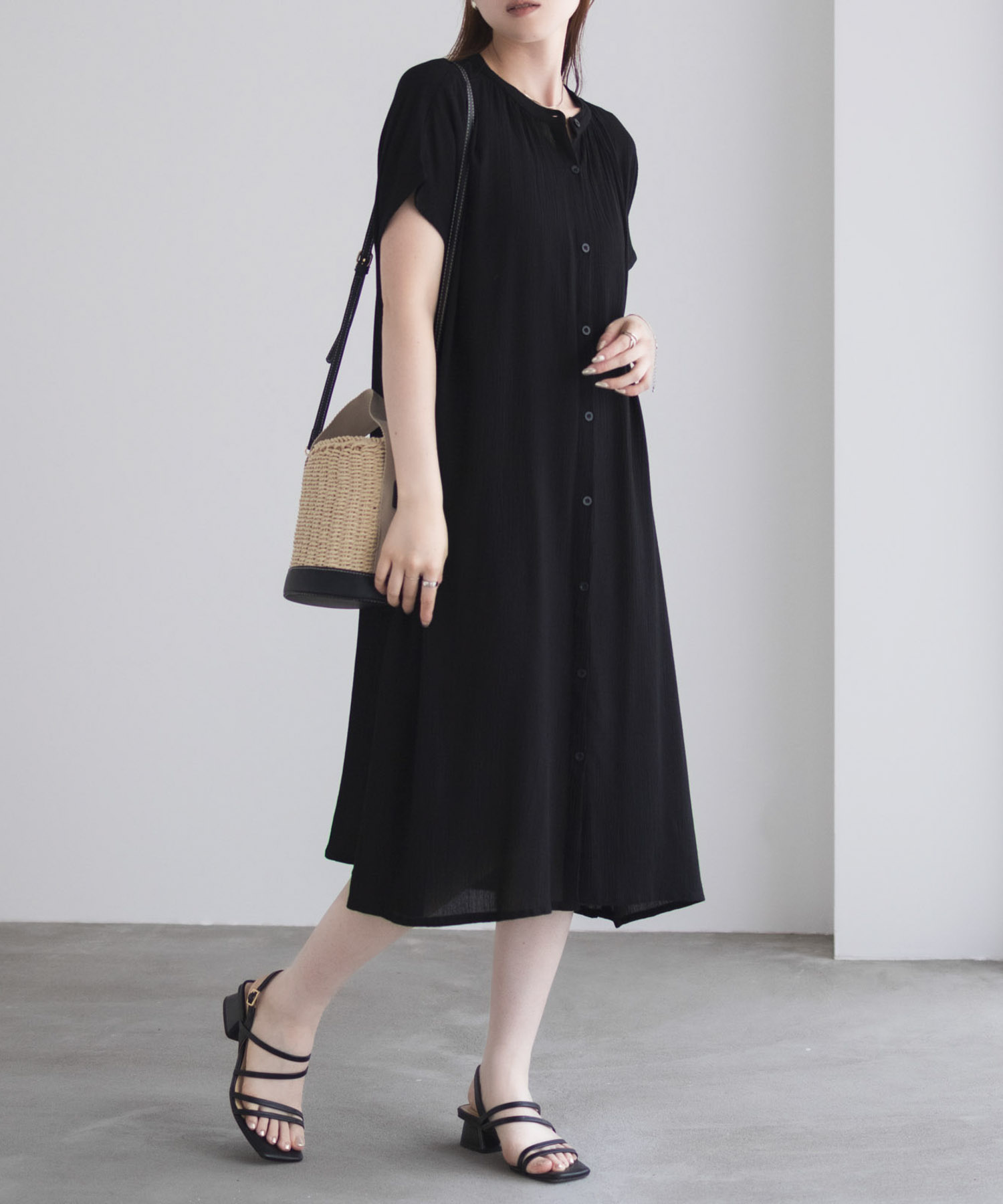 Howdy Marie インドファブリック 前開きワンピース レディース商品画像-2