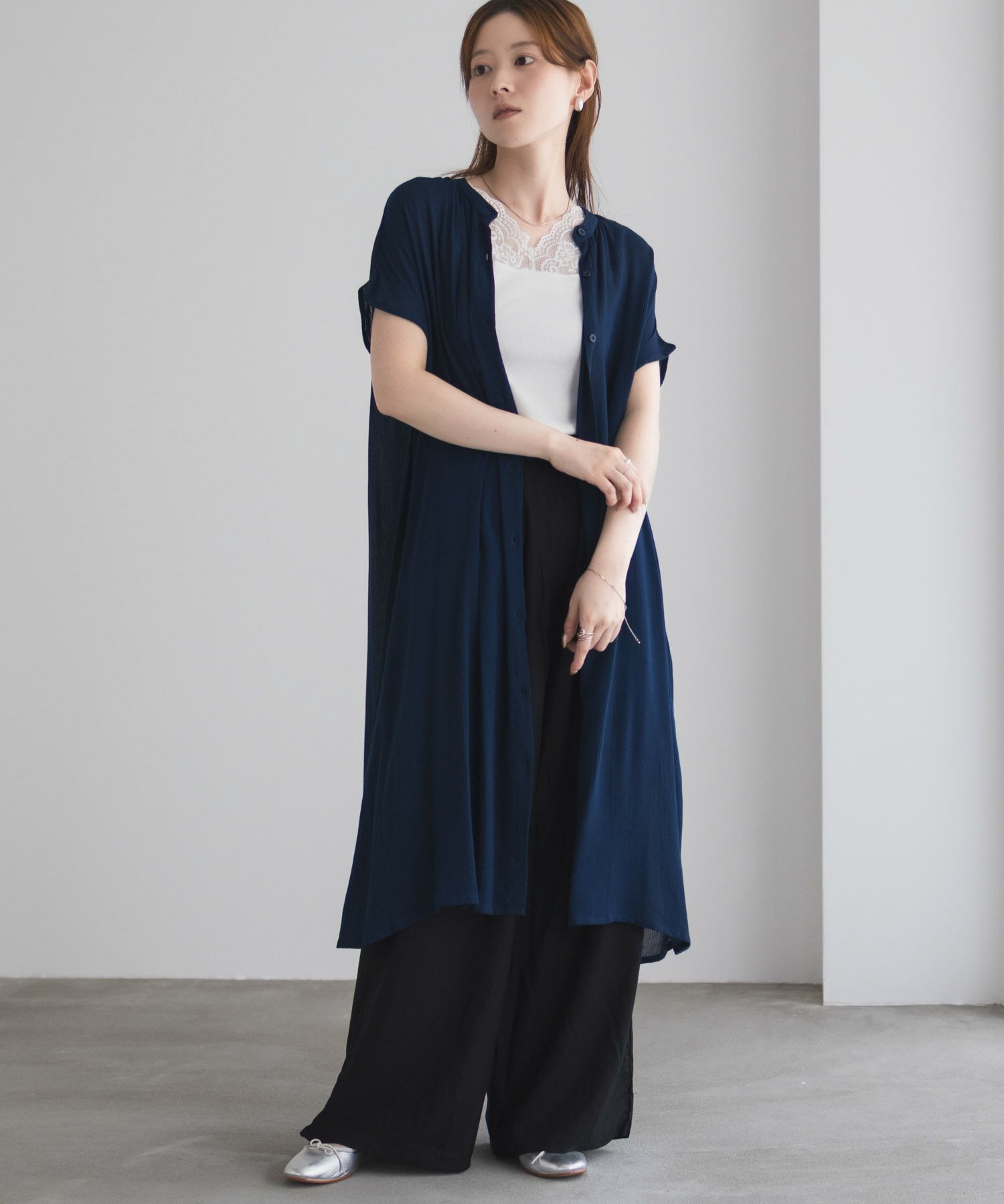 Howdy Marie  インドファブリック 前開きワンピース レディース商品画像-5