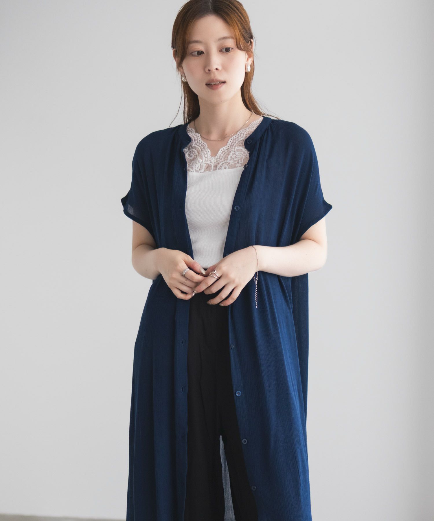 Howdy Marie  インドファブリック 前開きワンピース レディース商品画像-7