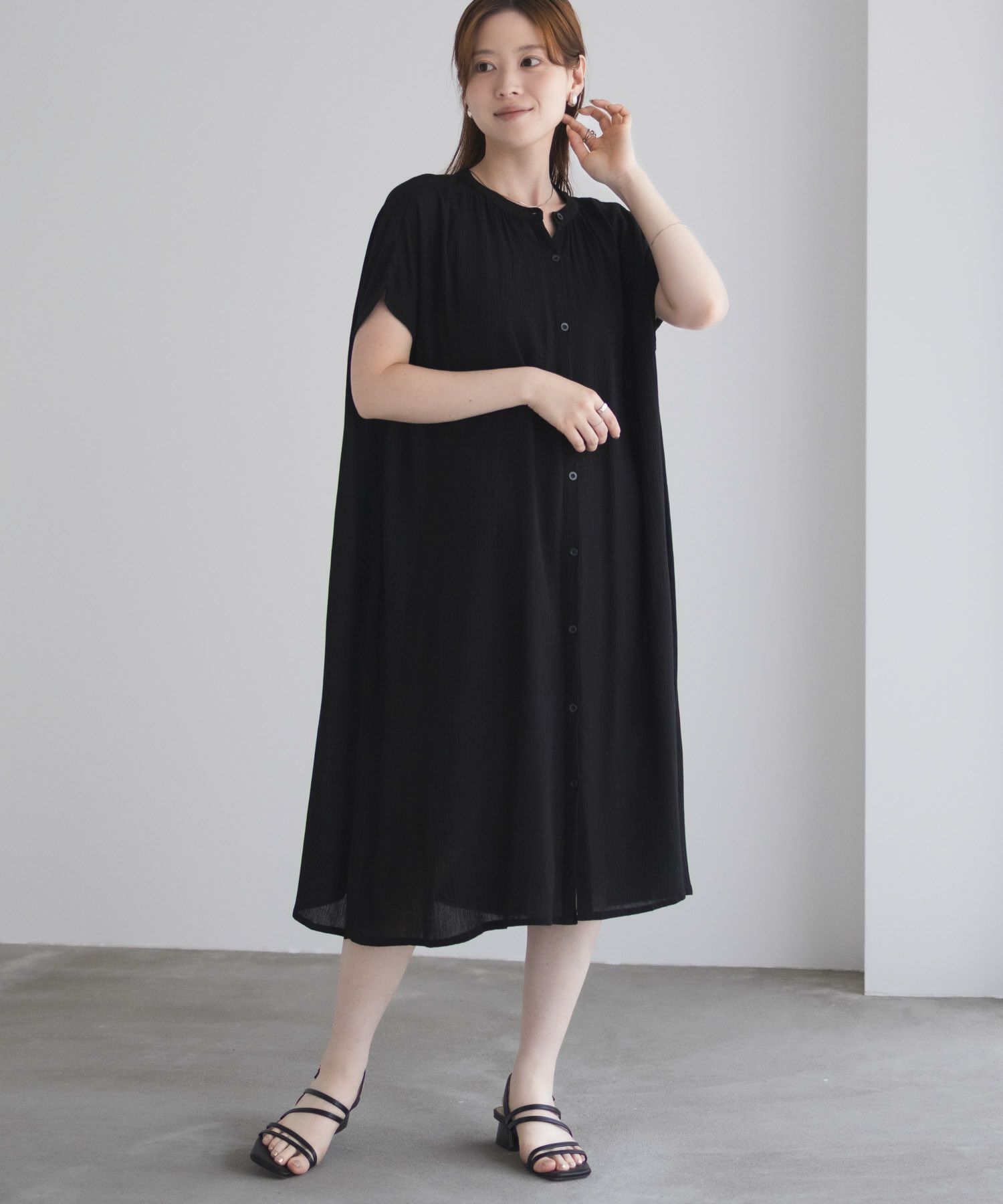 Howdy Marie  インドファブリック 前開きワンピース レディース商品画像-11