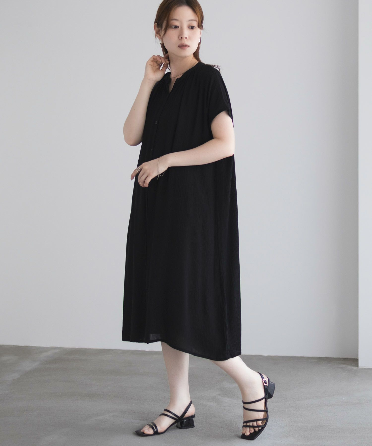 Howdy Marie  インドファブリック 前開きワンピース レディース商品画像-12