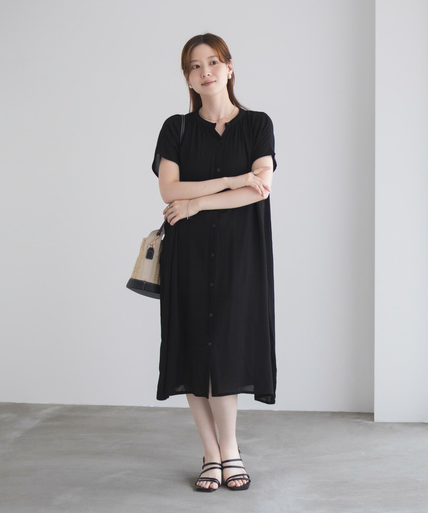 Howdy Marie  インドファブリック 前開きワンピース レディース商品画像-15