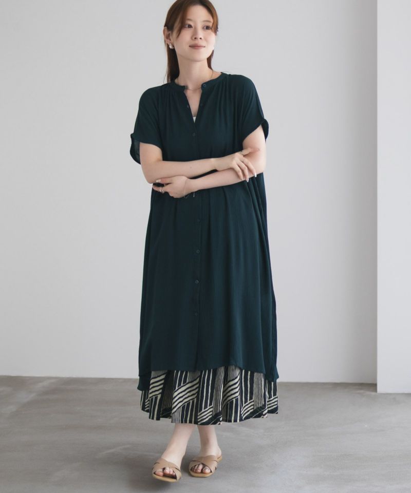 Howdy Marie  インドファブリック 前開きワンピース レディース商品画像-16