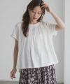 Howdy Marie インドファブリック ギャザーTシャツ レディース ネコポス 対応商品