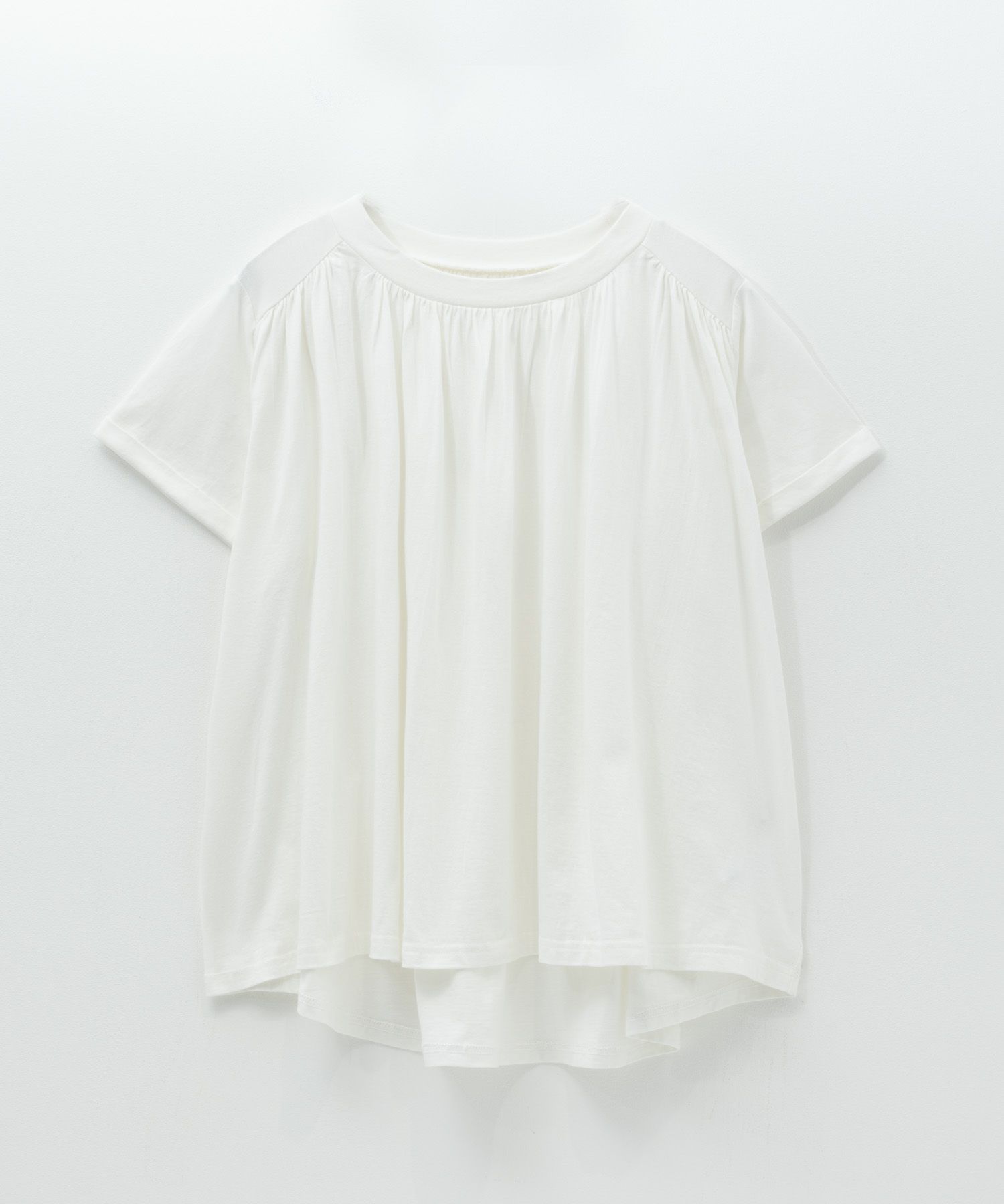 Howdy Marie インドファブリック ギャザーTシャツ レディース メール便 対応商品商品画像-21