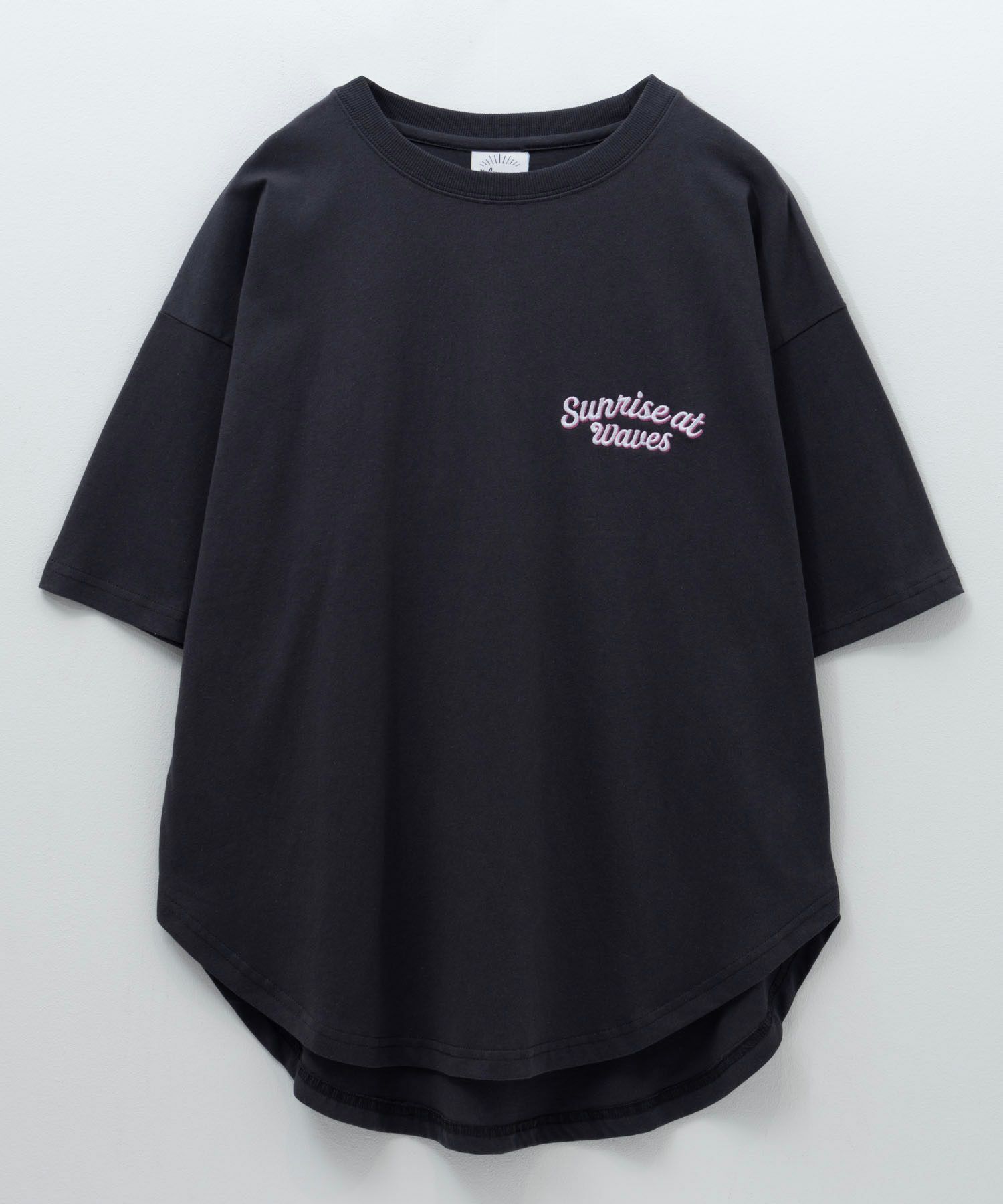 UNDERWRAPS  刺繍ラウンドビッグシルエットTシャツ レディース メール便 対応商品商品画像-17