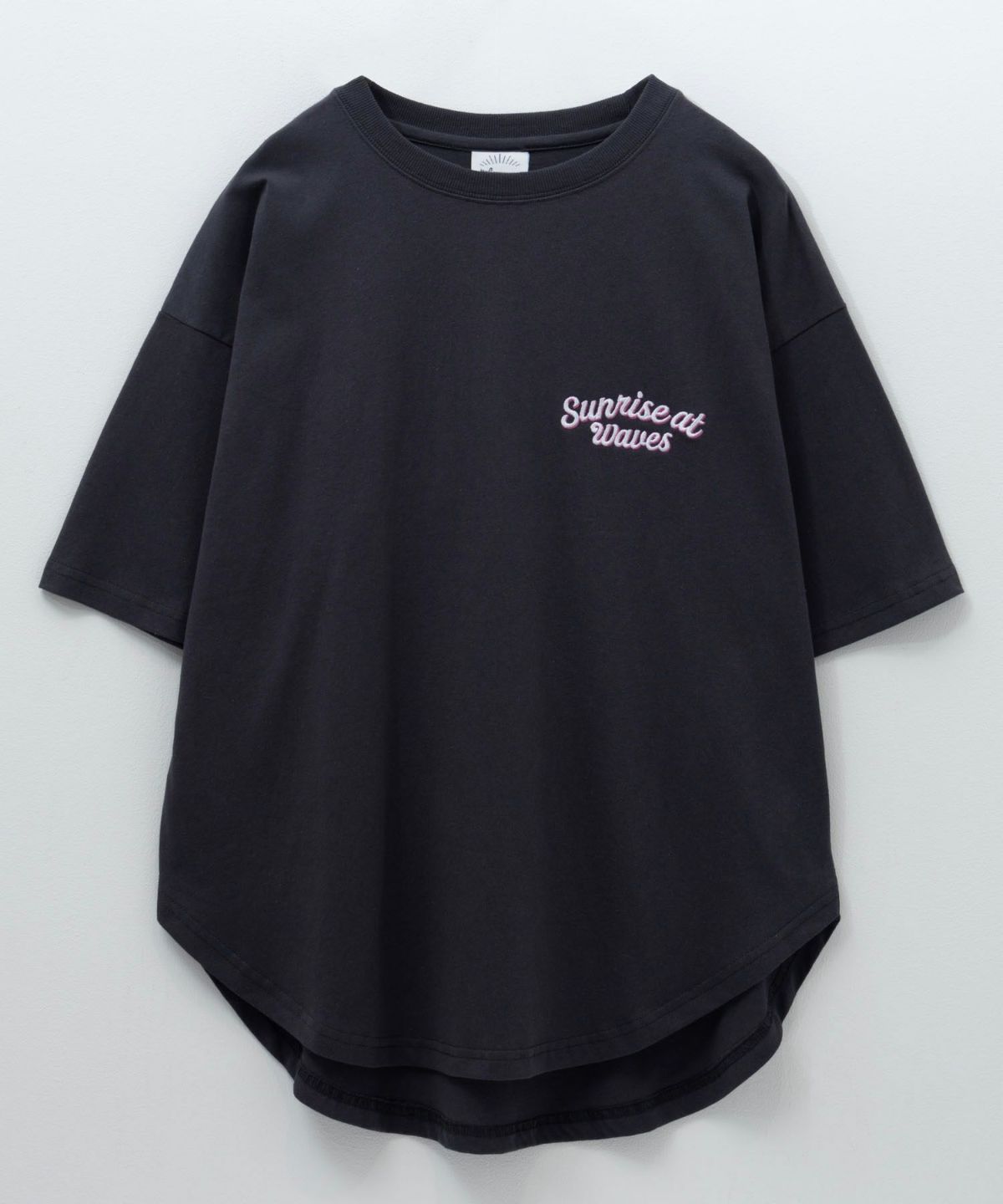 UNDERWRAPS 刺繍ラウンドビッグシルエットTシャツ レディース ネコポス 対応商品