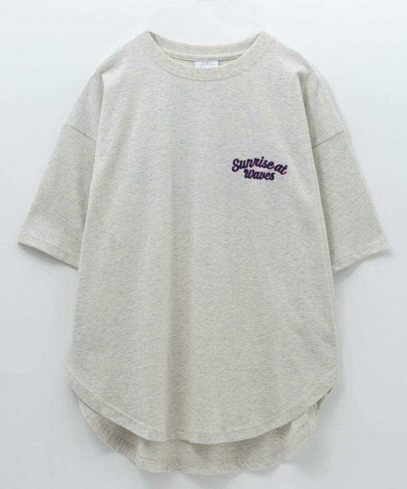 UNDERWRAPS  刺繍ラウンドビッグシルエットTシャツ レディース メール便 対応商品商品画像-19