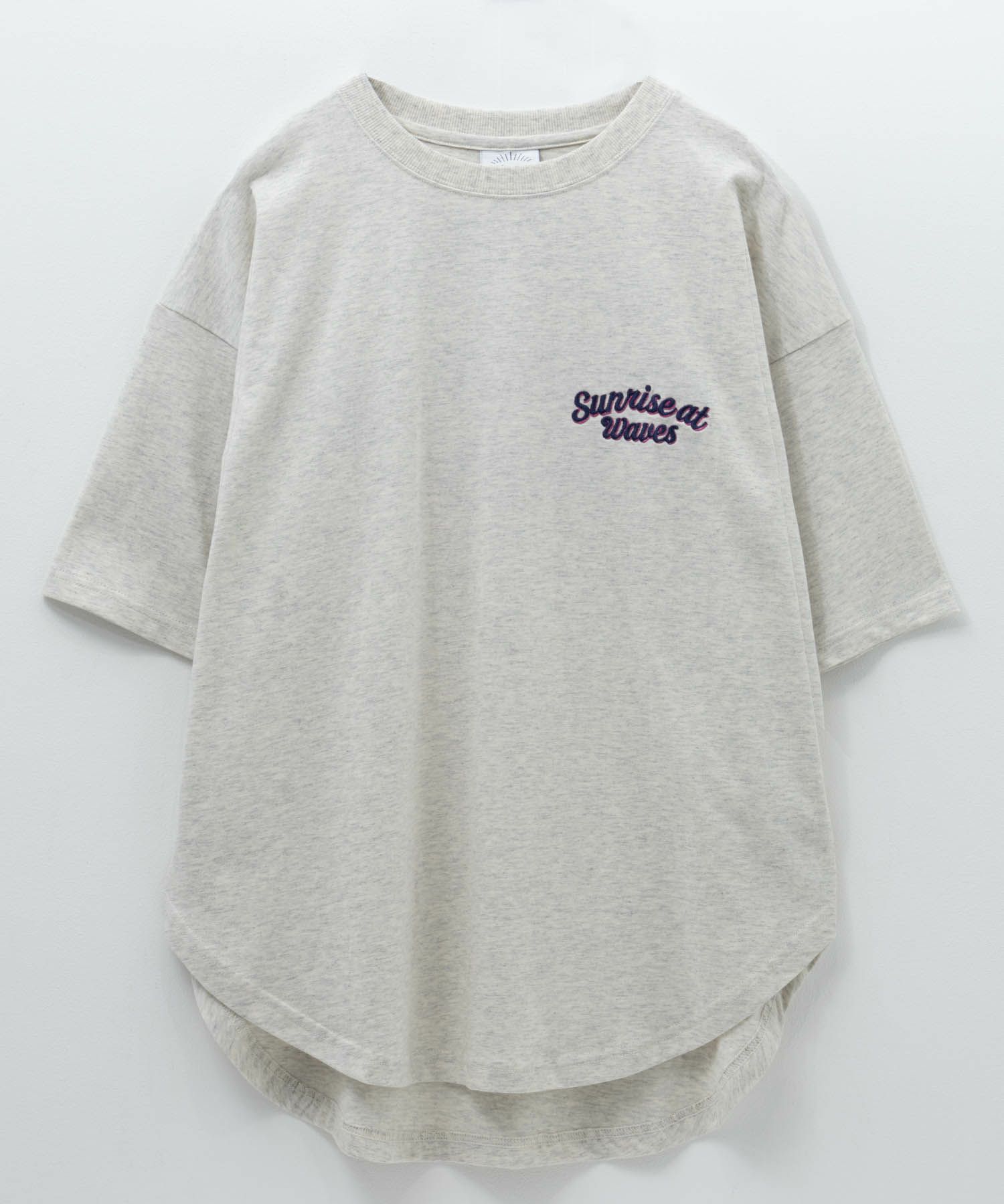 UNDERWRAPS 刺繍ラウンドビッグシルエットTシャツ レディース メール便 対応商品商品画像-19