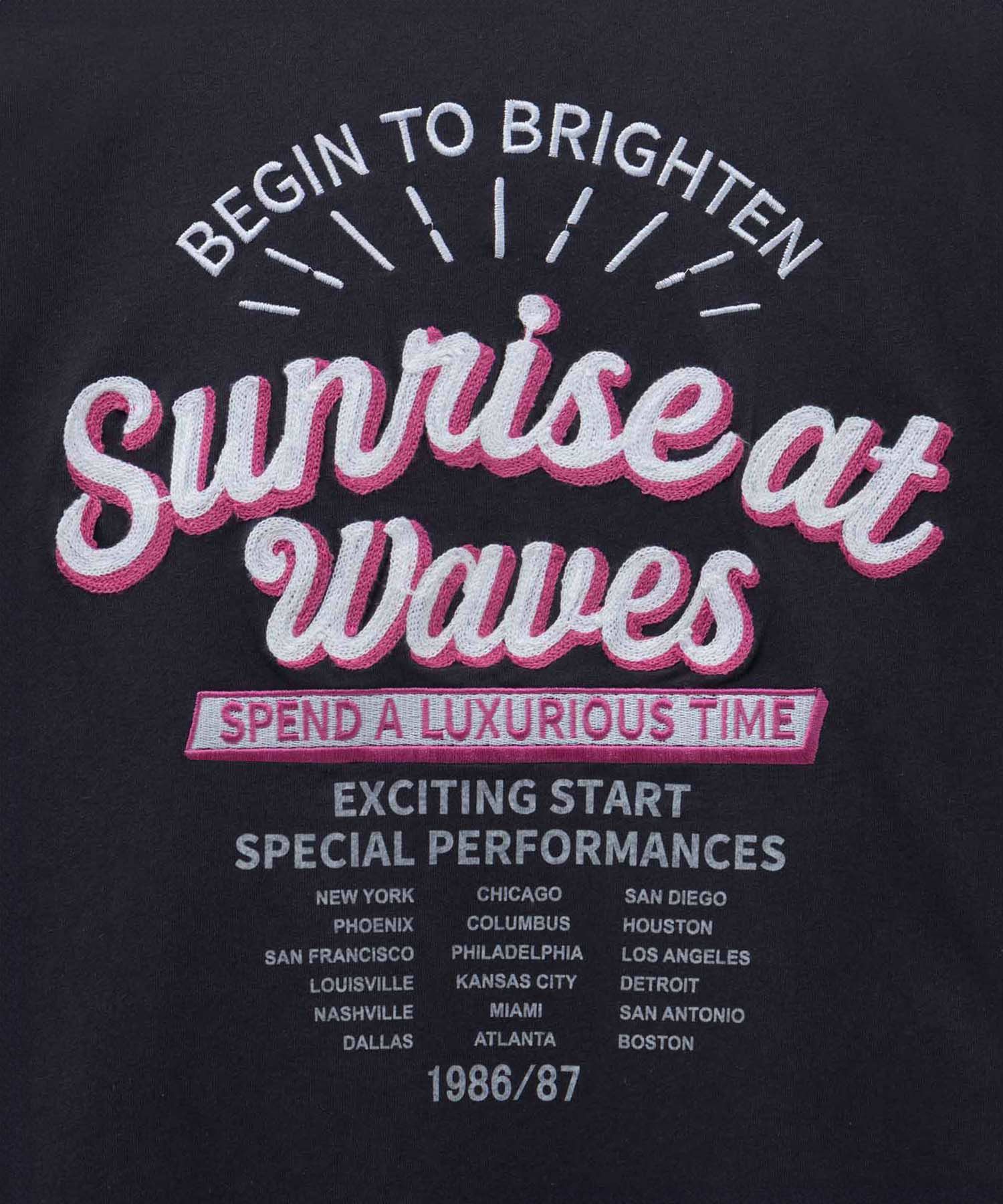 UNDERWRAPS 刺繍ラウンドビッグシルエットTシャツ レディース メール便 対応商品商品画像-22