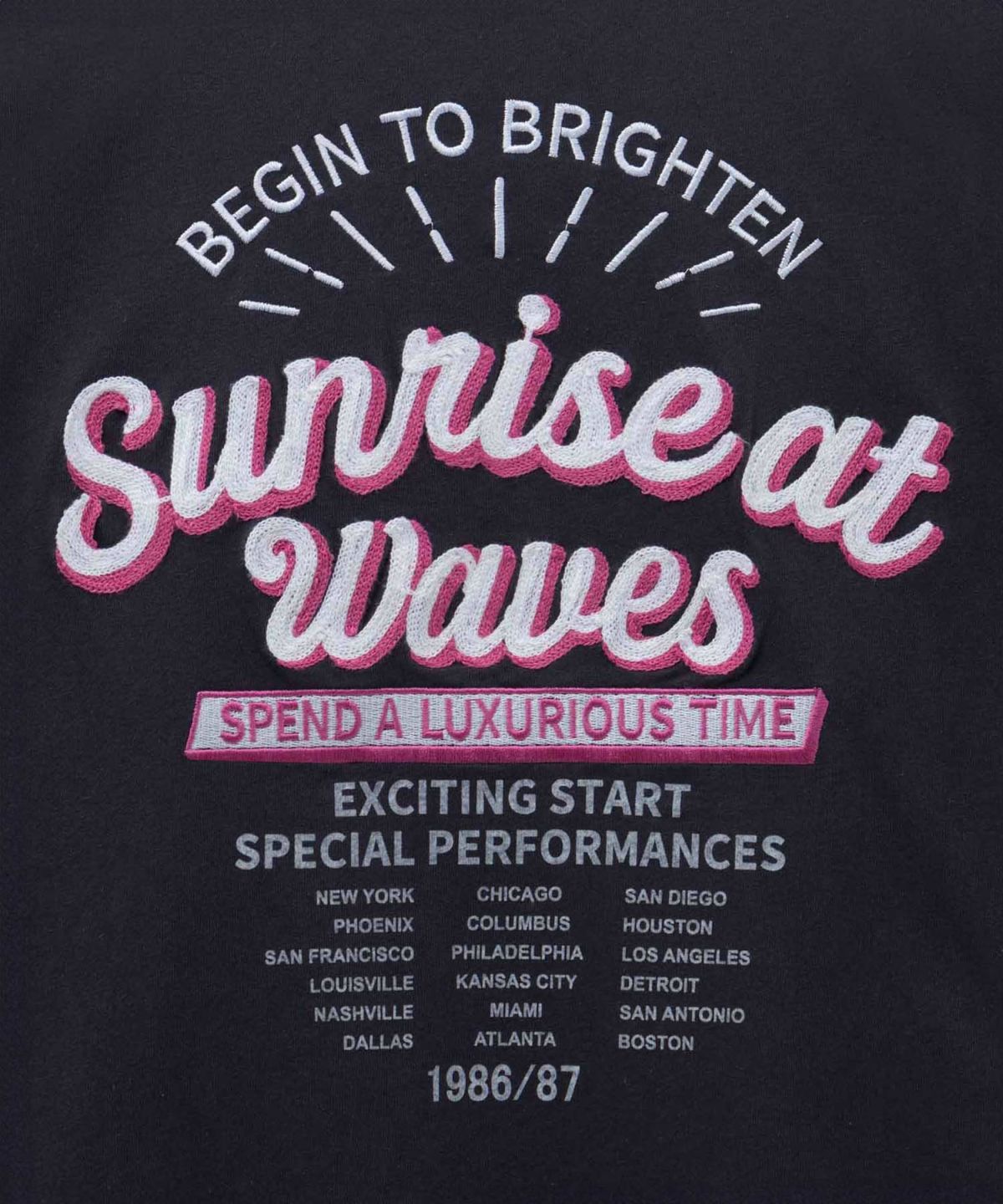 UNDERWRAPS 刺繍ラウンドビッグシルエットTシャツ レディース ネコポス 対応商品