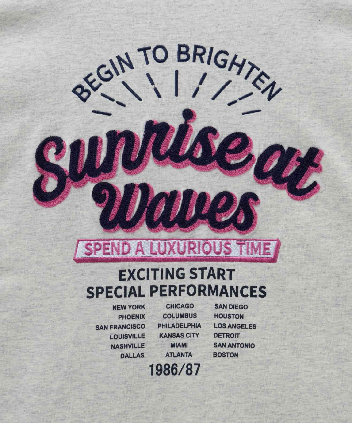 UNDERWRAPS 刺繍ラウンドビッグシルエットTシャツ レディース メール便 対応商品商品画像-24