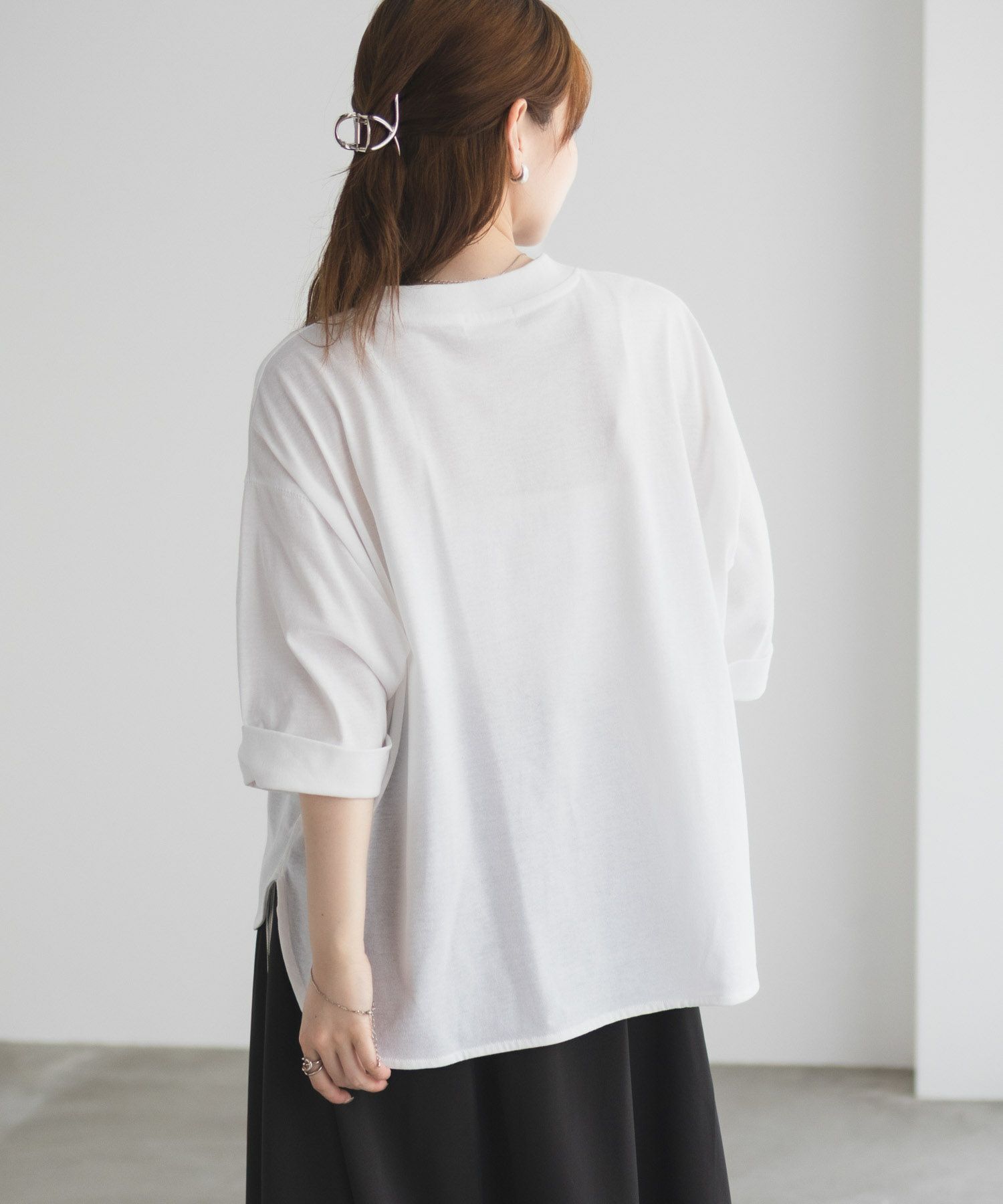 CONVERSE 袖ロールアップTシャツ レディース ネコポス 対応商品