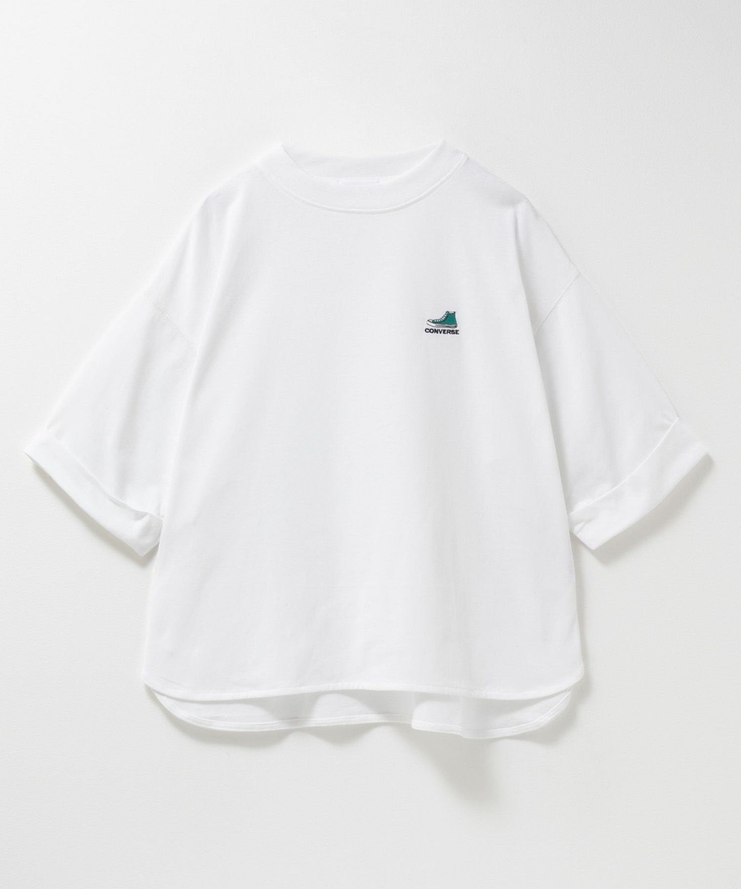 CONVERSE  袖ロールアップTシャツ レディース メール便 対応商品商品画像-23