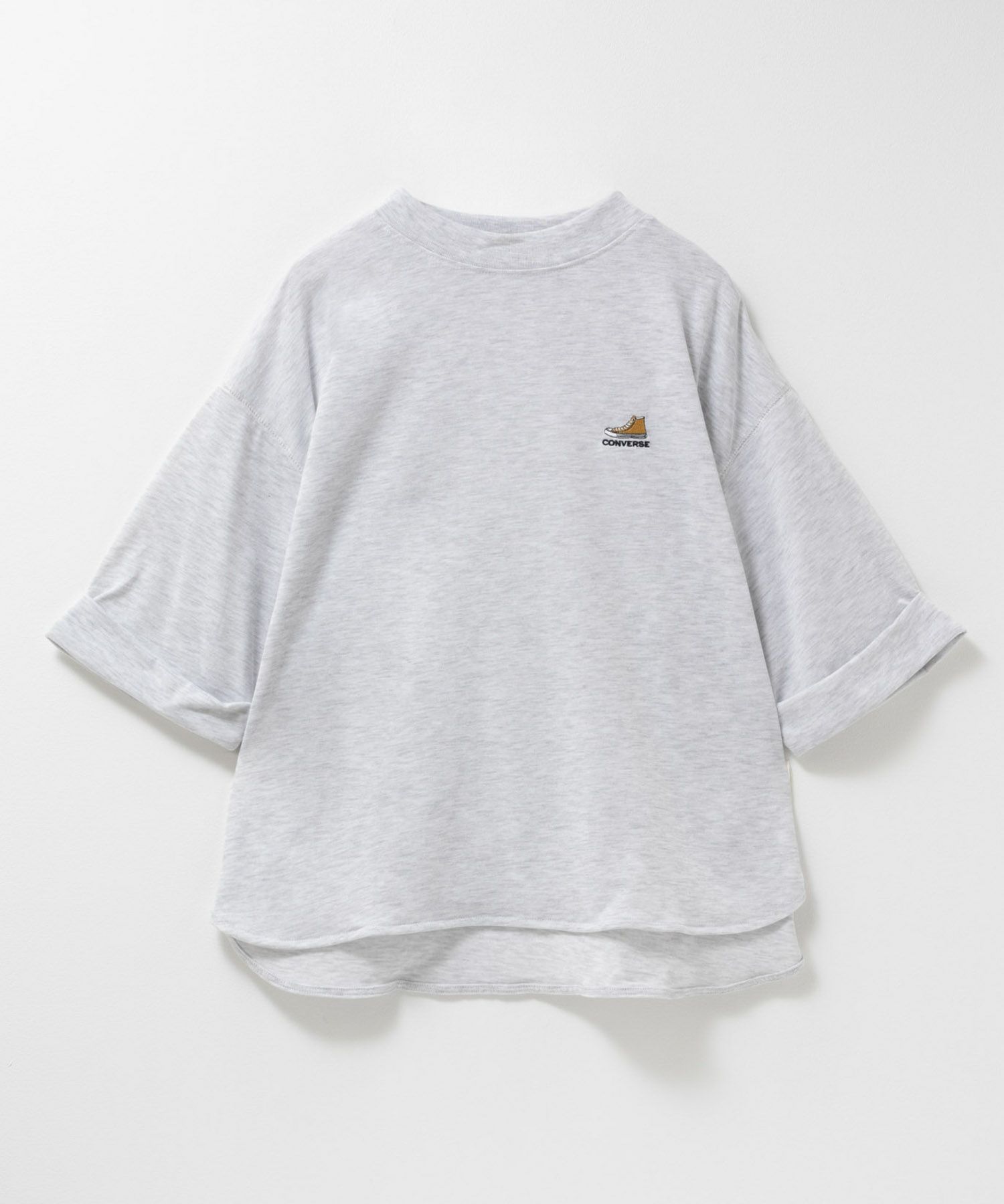 CONVERSE  袖ロールアップTシャツ レディース メール便 対応商品商品サムネイル-25