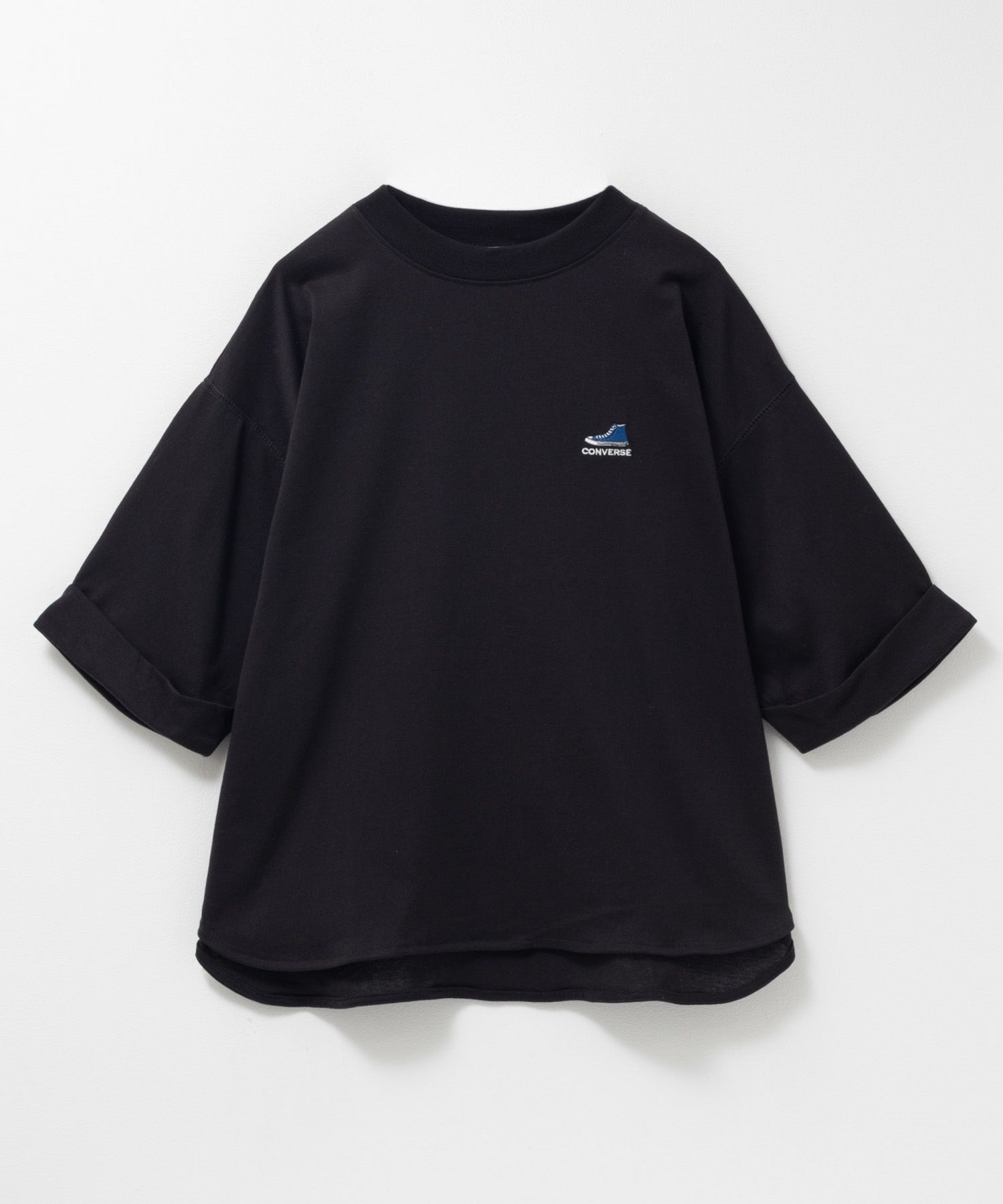 CONVERSE  袖ロールアップTシャツ レディース メール便 対応商品商品画像-27