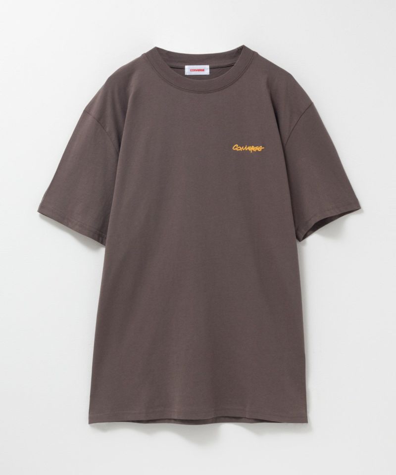 CONVERSE 刺繍プリントルーズTシャツ レディース