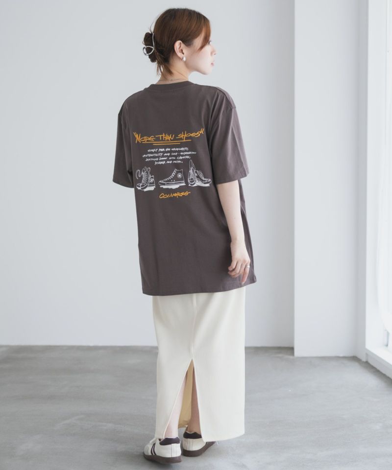 CONVERSE  刺繍プリントルーズTシャツ レディース メール便 対応商品商品画像-34