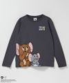 Tom and Jerry プリント長袖Tシャツ キッズ ネコポス 対応商品
