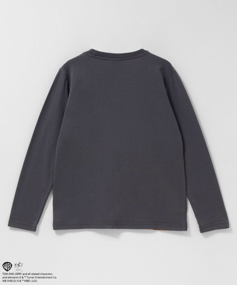 Tom and Jerry プリント長袖Tシャツ キッズ メール便 対応商品商品画像-2