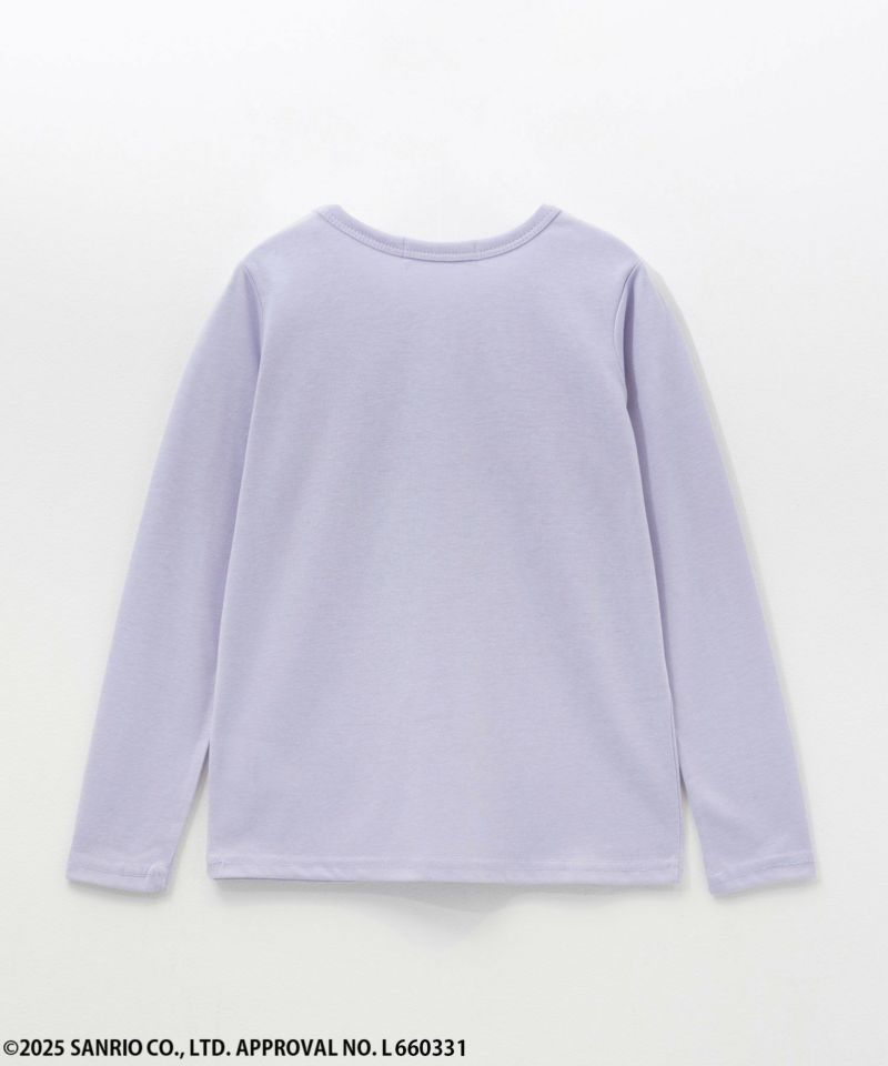 サンリオキャラクターズ クロミ プリント長袖Tシャツ キッズ メール便 対応商品商品画像-2