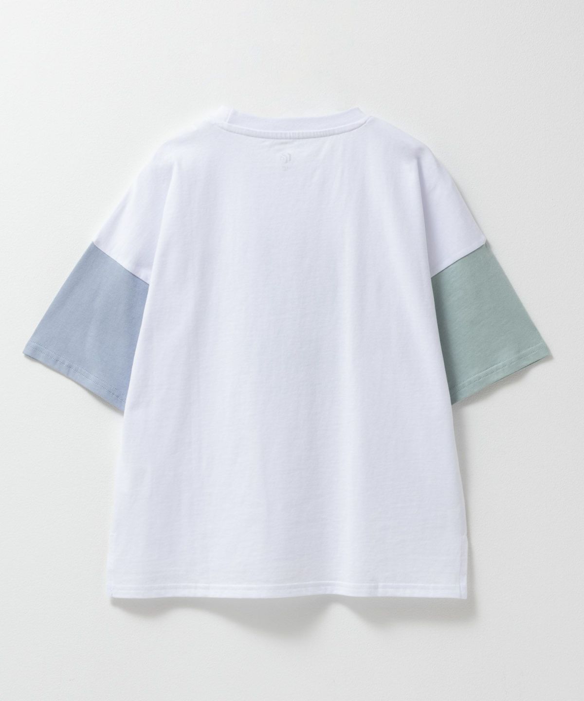 T-GRAPHICS 袖配色5分袖ビッグTシャツ キッズ ネコポス 対応商品