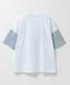 T-GRAPHICS 袖配色5分袖ビッグTシャツ キッズ メール便 対応商品商品サムネイル-4