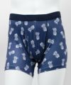 NAVY メッシュボクサーパンツ パイナップル柄 メンズ ネコポス 対応商品