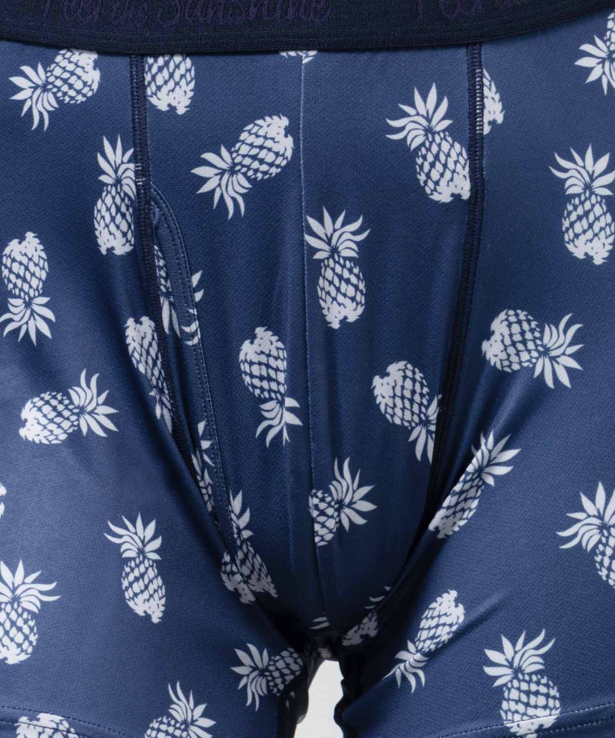 NAVY メッシュボクサーパンツ パイナップル柄 メンズ ネコポス 対応商品