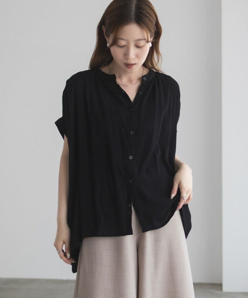 Howdy Marie インドファブリック ギャザーブラウス レディース商品画像-4