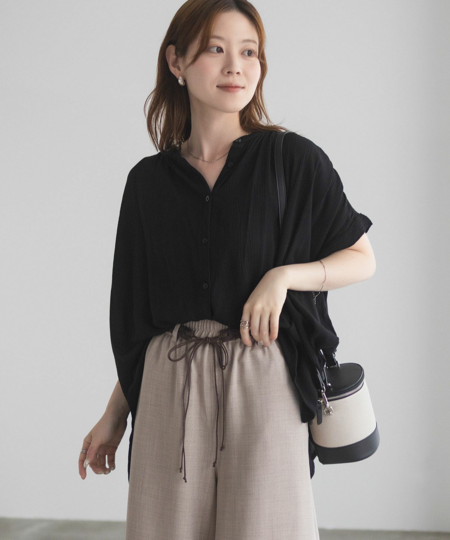 Howdy Marie  インドファブリック ギャザーブラウス レディース商品サムネイル-7