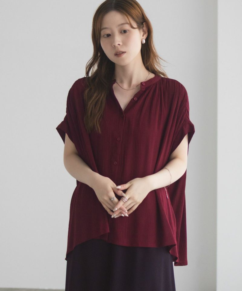 Howdy Marie  インドファブリック ギャザーブラウス レディース商品画像-11