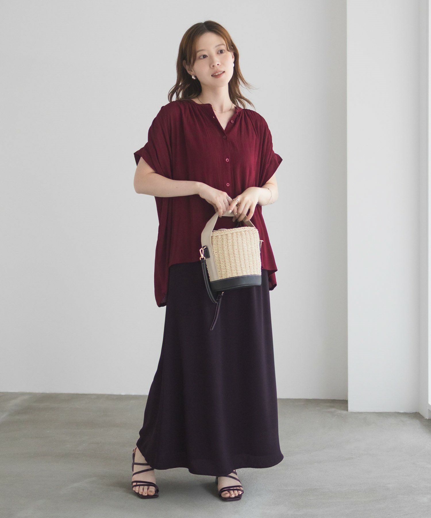 Howdy Marie  インドファブリック ギャザーブラウス レディース商品画像-15