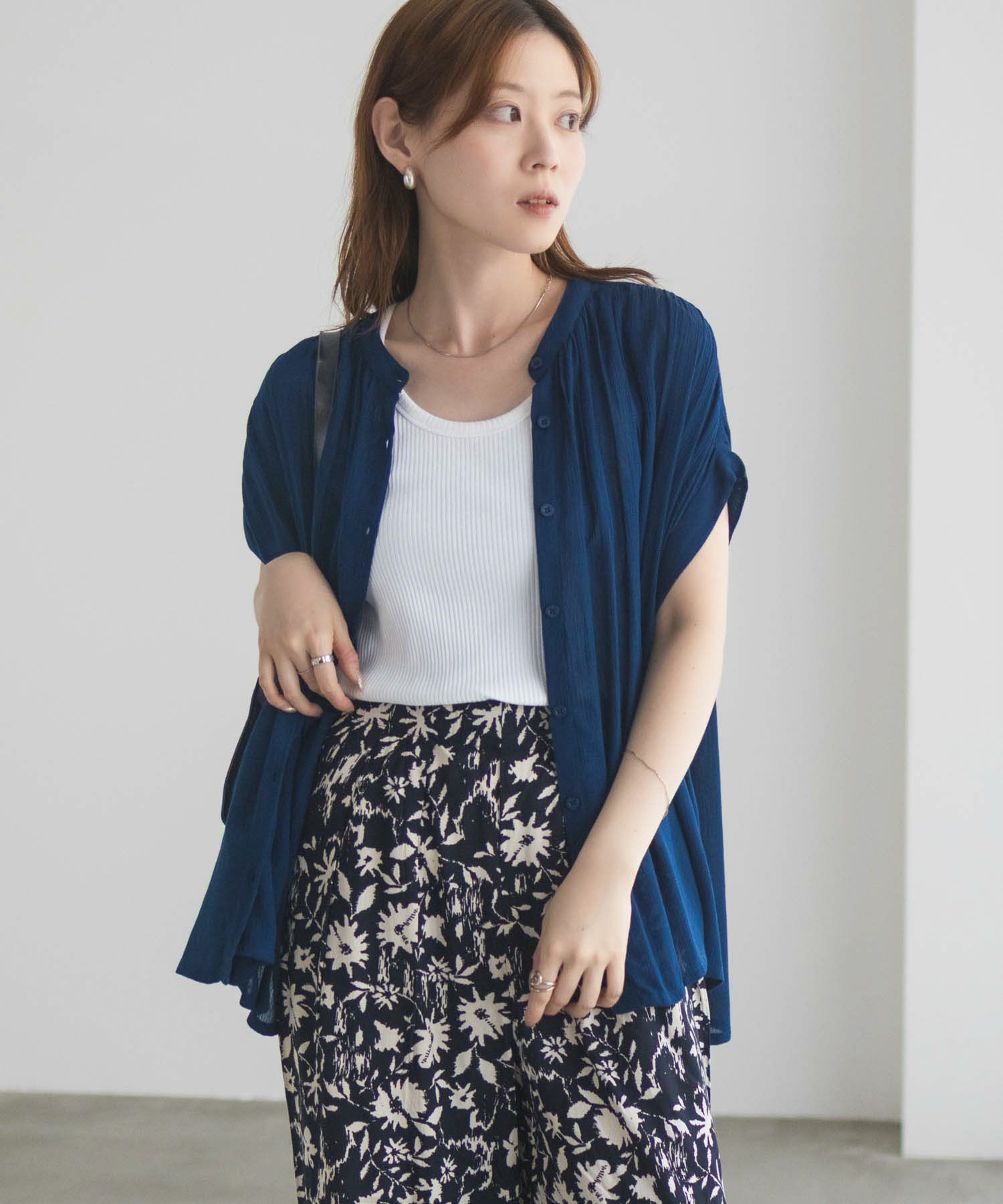 Howdy Marie  インドファブリック ギャザーブラウス レディース商品画像-18