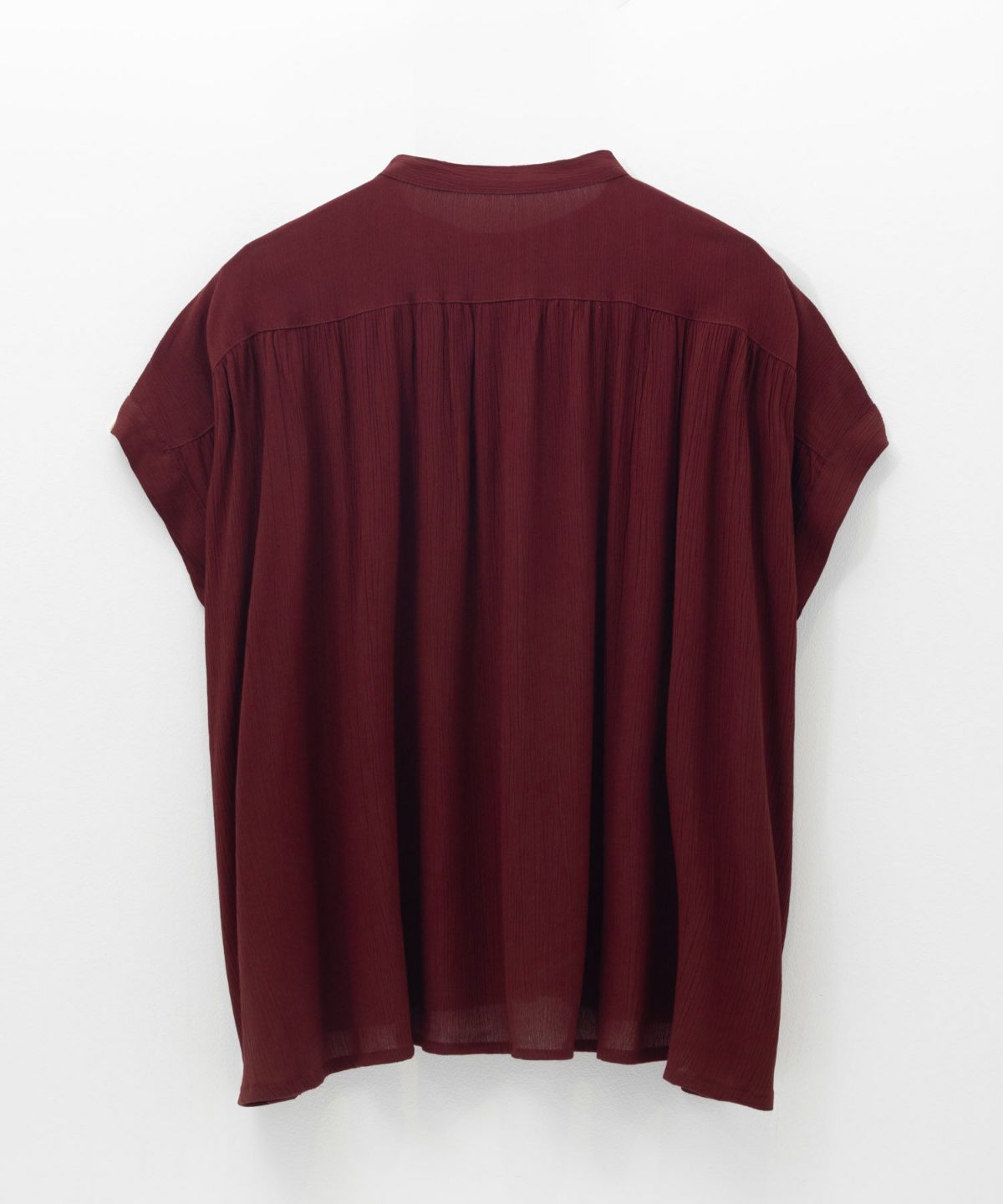 Howdy Marie インドファブリック ギャザーブラウス レディース