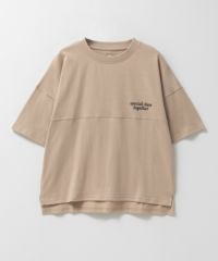 T-GRAPHICS ロゴ5分袖ビッグTシャツ キッズ ネコポス 対応商品