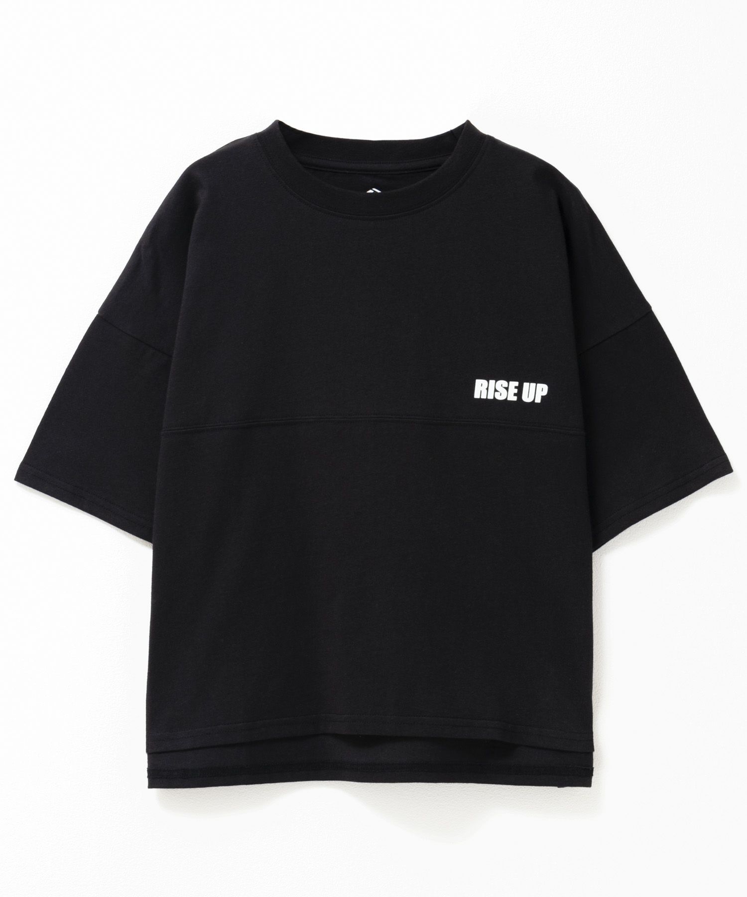 T-GRAPHICS  切替5分袖ビッグTシャツ キッズ メール便 対応商品商品画像-2