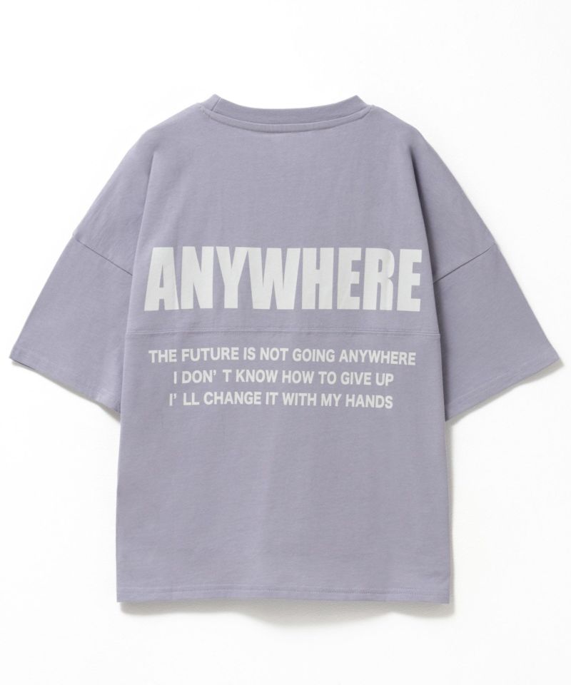 T-GRAPHICS  切替5分袖ビッグTシャツ キッズ メール便 対応商品商品画像-5