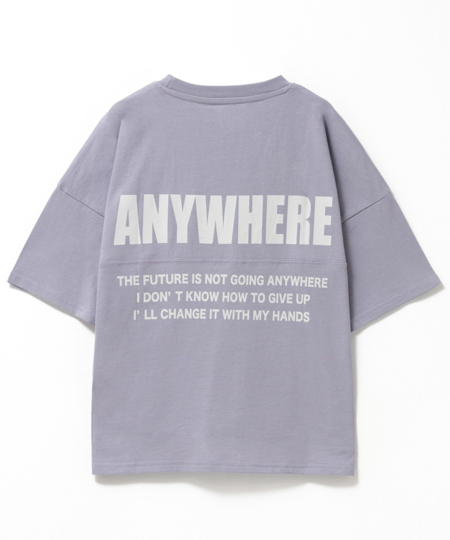 T-GRAPHICS  切替5分袖ビッグTシャツ キッズ メール便 対応商品商品サムネイル-5