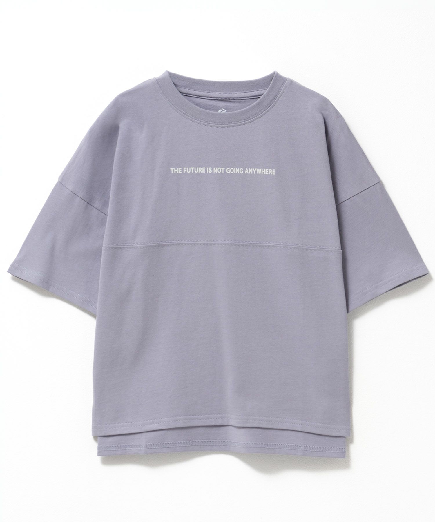 T-GRAPHICS 切替5分袖ビッグTシャツ キッズ ネコポス 対応商品