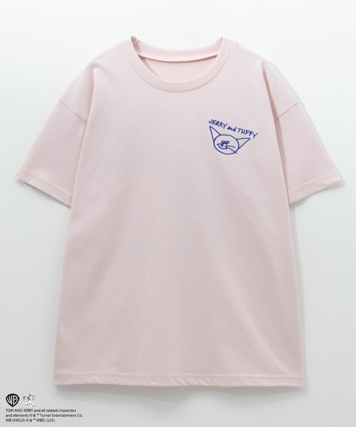 Tom and Jerry 胸刺繍ビッグTシャツ キッズ ネコポス 対応商品