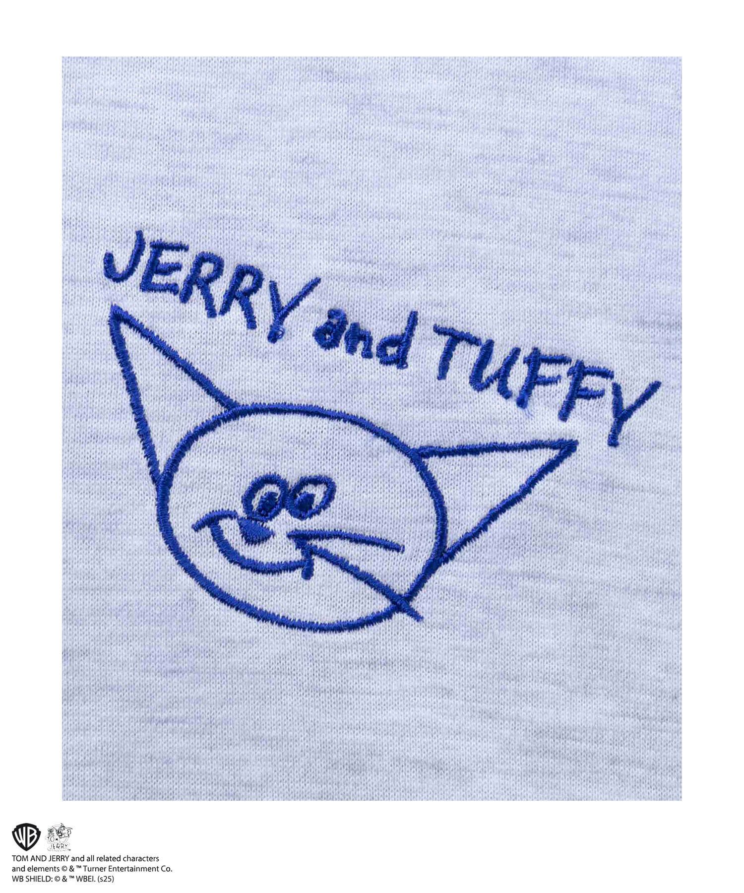 Tom and Jerry 胸刺繍ビッグTシャツ キッズ メール便 対応商品商品画像-5