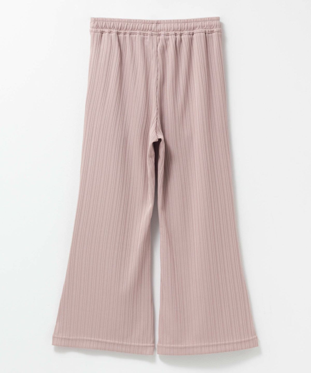 NAVY リブワイドフレアパンツ キッズ