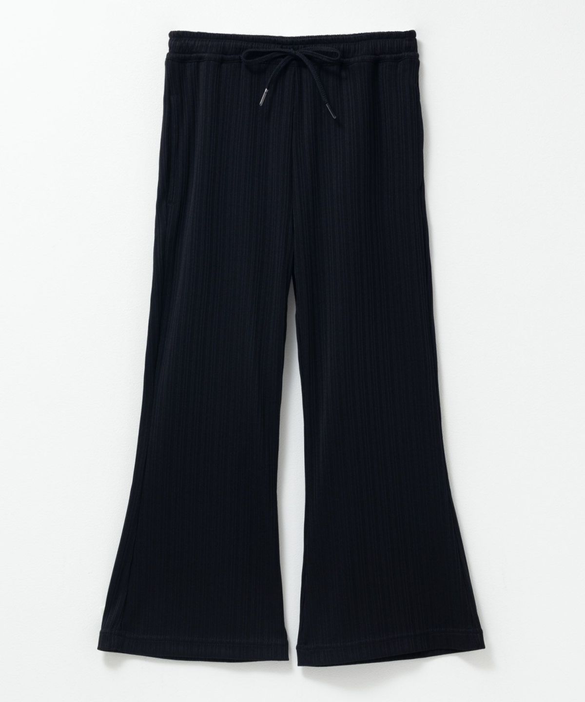 NAVY リブワイドフレアパンツ キッズ