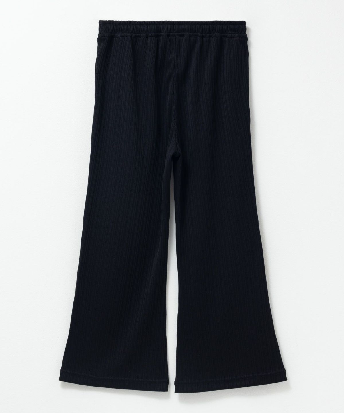 NAVY リブワイドフレアパンツ キッズ