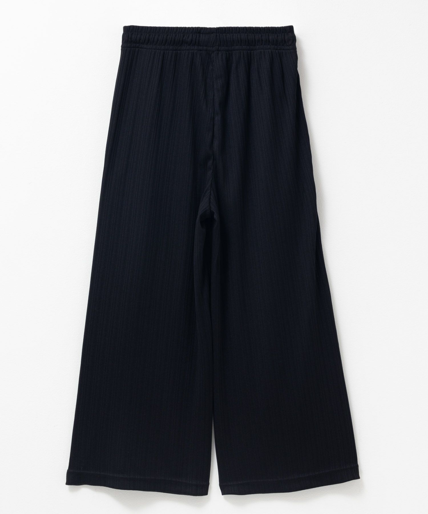 NAVY リブワイドパンツ キッズ