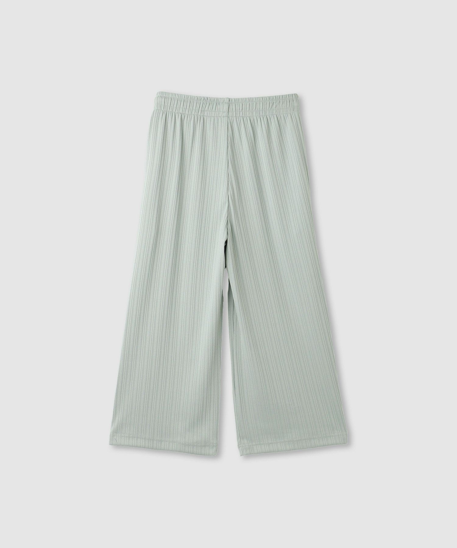 NAVY リブワイドパンツ キッズ